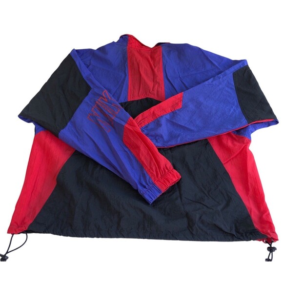 Vintage Nike Track Jacket Adult XL Mens Retro 90s Blue Windbreaker - Picture 4 of 11